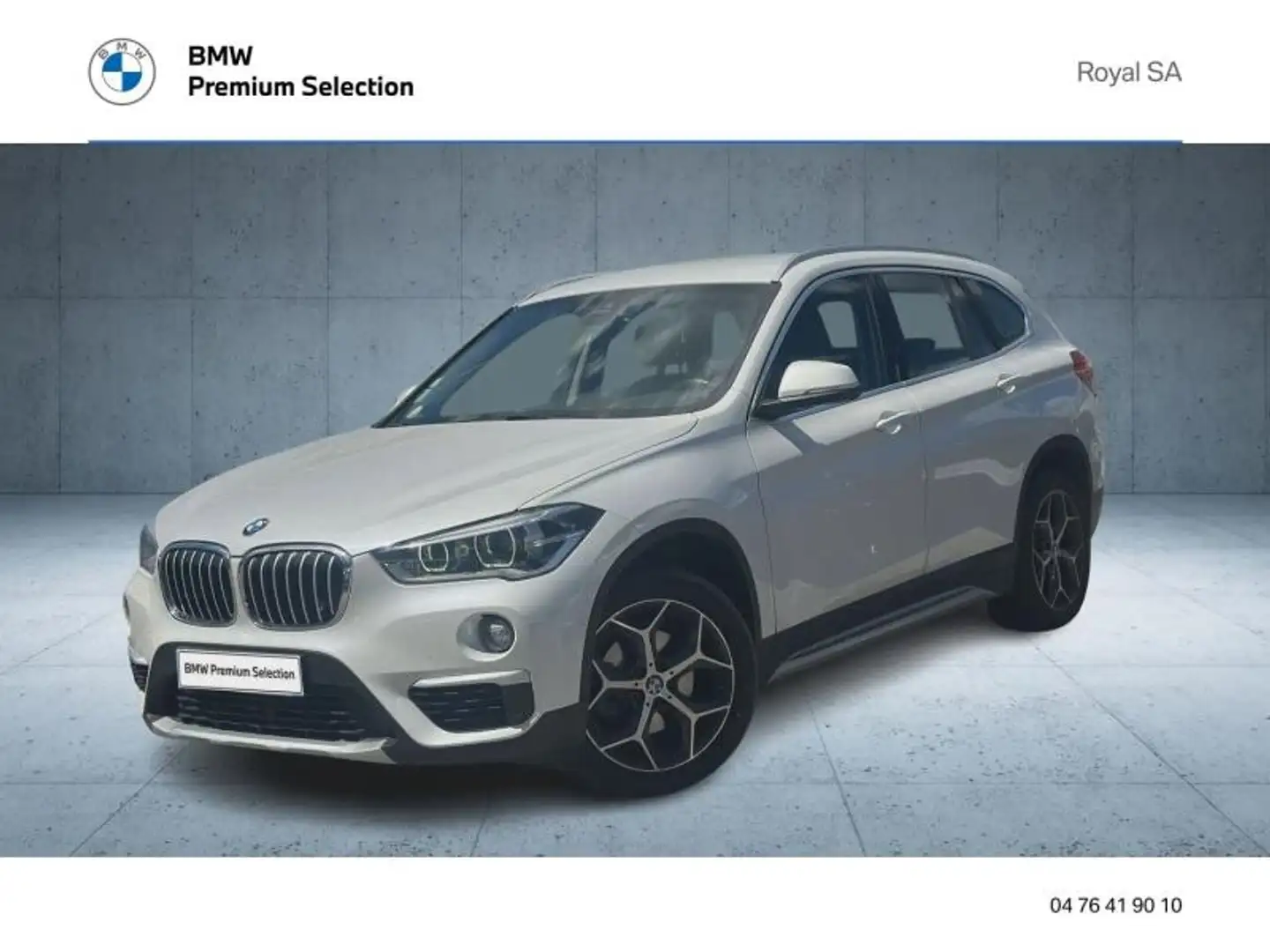 BMW X1 xDrive18dA 150ch xLine Euro6c Blanc - 1