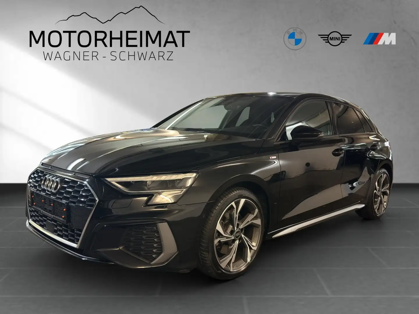 Audi A3 40 TFSI Sportback Quattro s Line Schwarz - 1