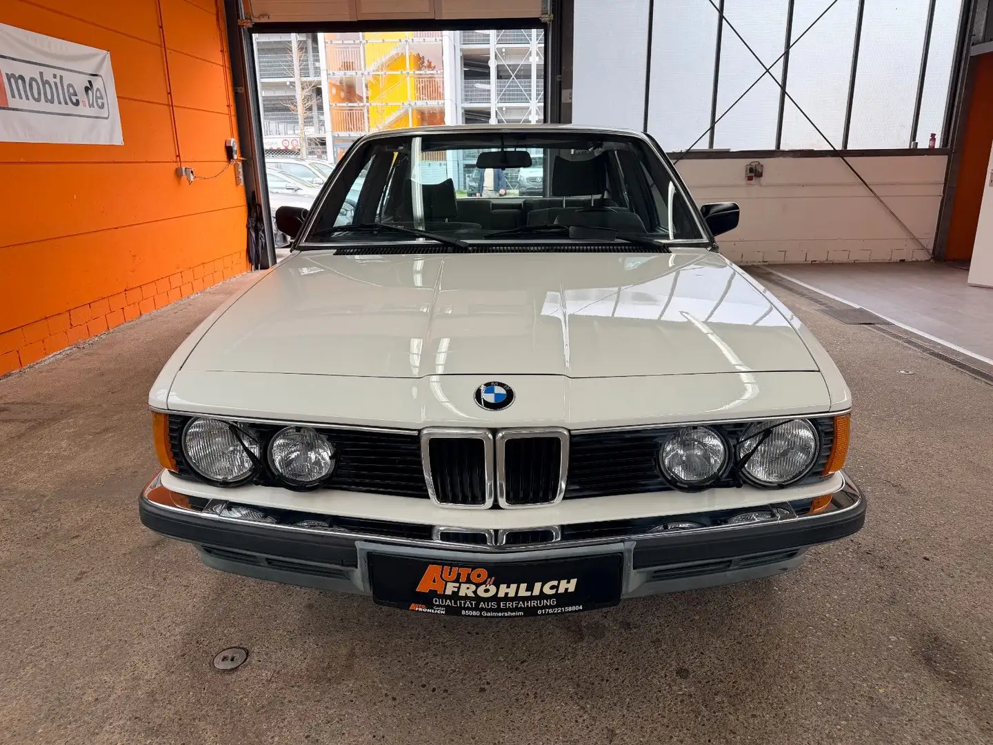 BMW 732 i E23 17" Schnitzer Alpina Lenkrad Velours Weiß - 2