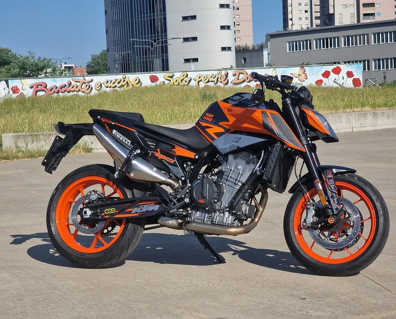 KTM 790 Duke KTM DULE 790L A2 2020 DEPOTENZIATA Oranje - 2