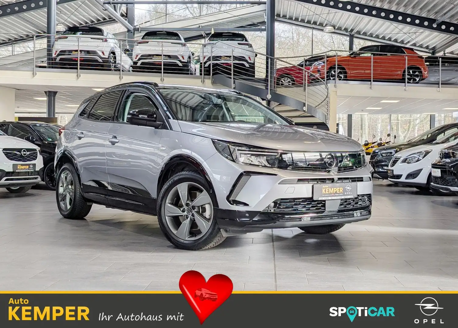 Opel Grandland X Grandland 1.6 Hybrid GS Autom. *ACC*Navi* Gris - 1