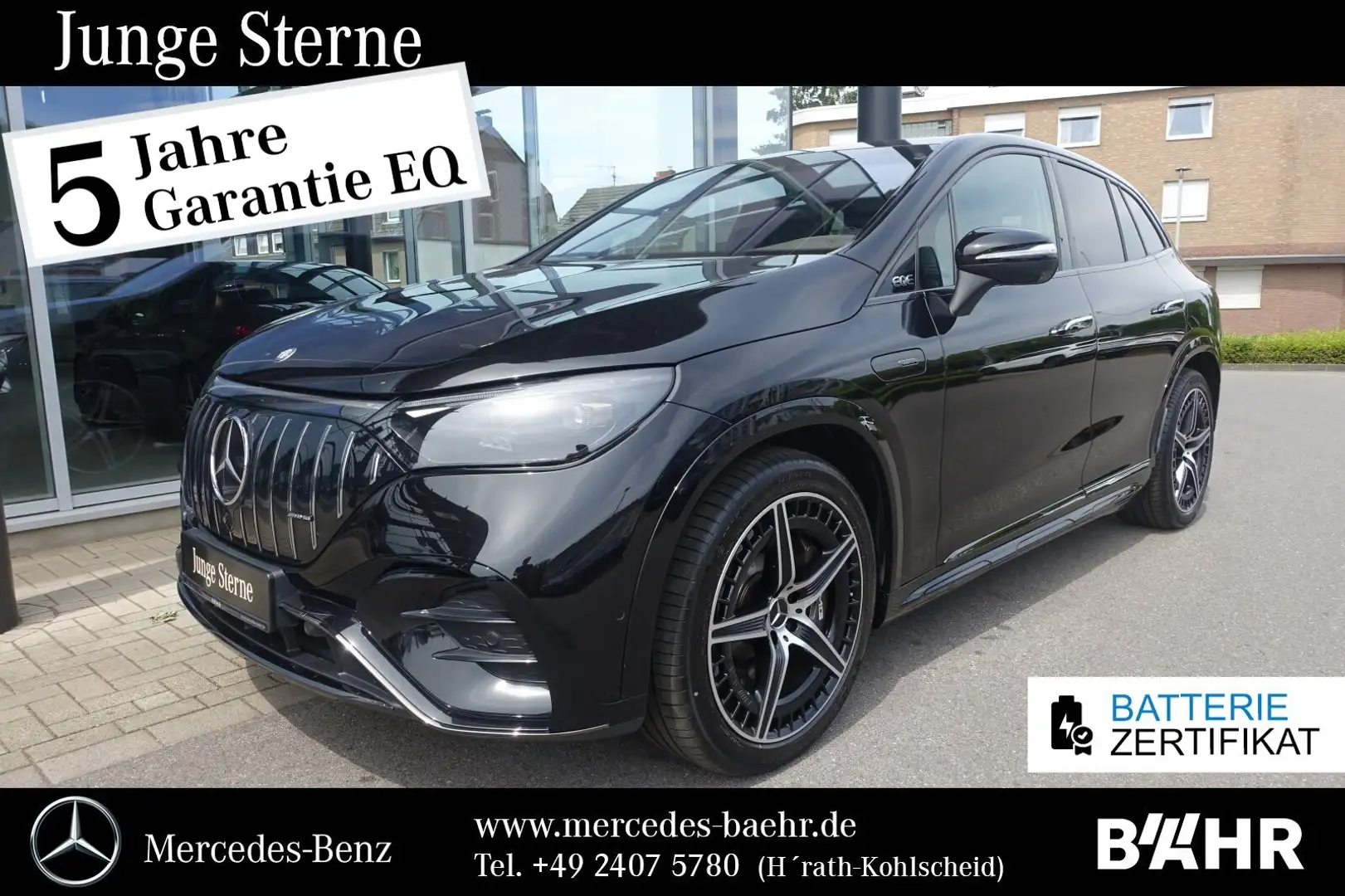 Mercedes-Benz EQE SUV EQE 43 AMG SUV 4M Pano/Burmester3D/360°/AHK/360° Noir - 1