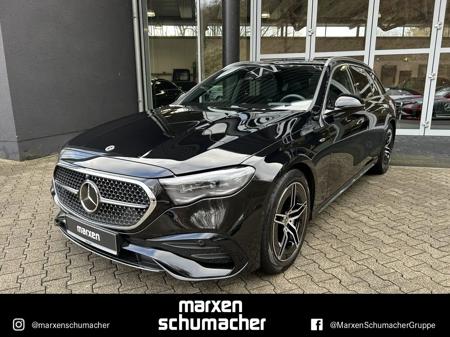 Mercedes-Benz E 300 E 300 de 4M T AMG Premium SUPERSCREEN+Burm4D+AHK Schwarz - 1