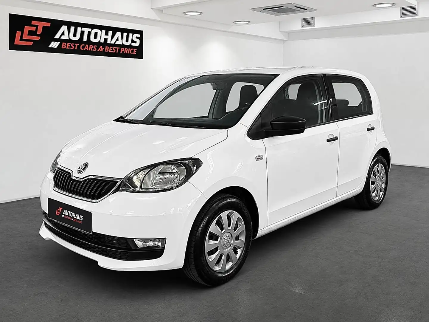 Skoda Citigo Active | 1.BESITZ |MwSt.AUSW| Weiß - 1