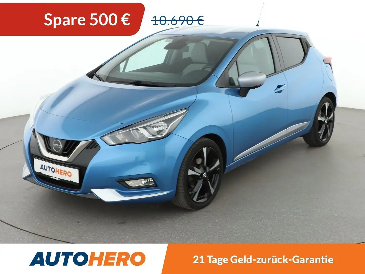 Nissan Micra 0.9 N-Connecta*NAVI*TEMPO*CAM*PDC*SHZ*KLIMA* Blau - 1