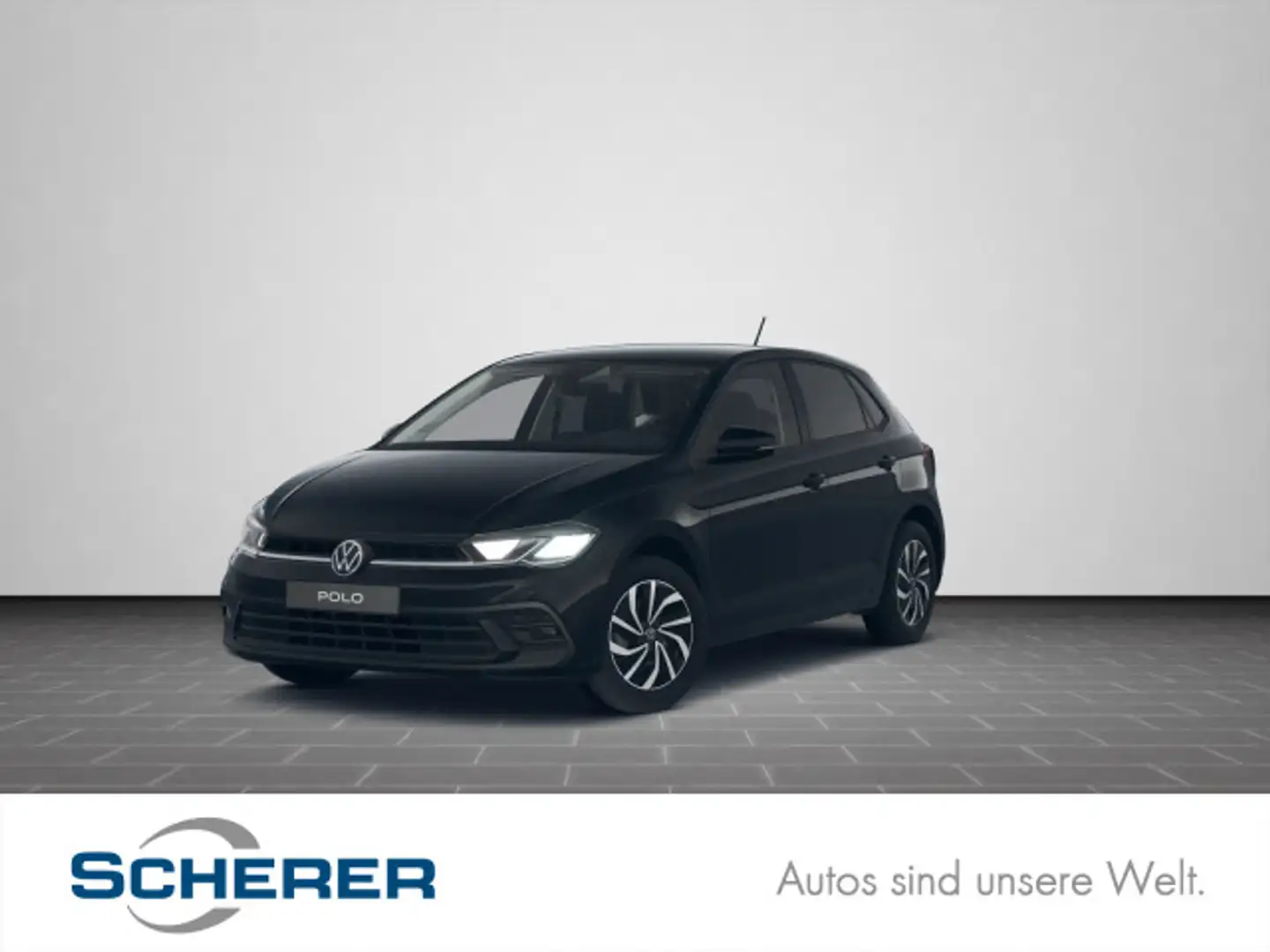 Volkswagen Polo 1.0 TSI Life DSG SHZ PDC RFK APP ACC Schwarz - 1