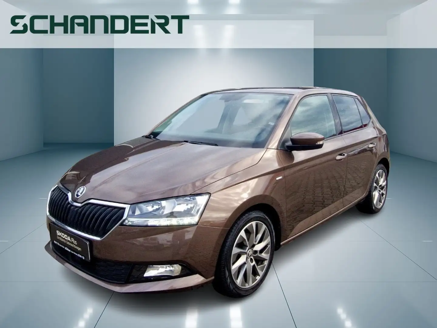 Skoda Fabia 1.0 TSI Clever Klimaautomatik Sitzhzg. ACC Braun - 1