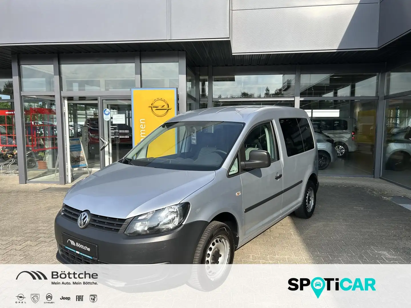 Volkswagen Caddy 1.6 TDI/ Allwetter/Android/Apple/Klima/PDC Silber - 1