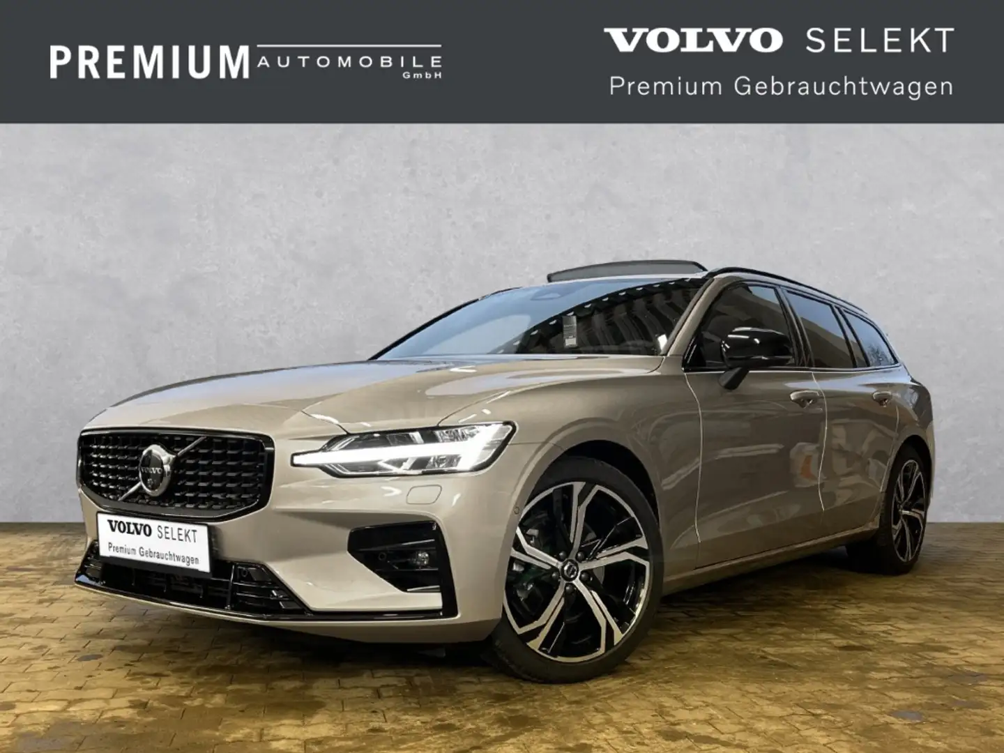 Volvo V60 Plus Dark B4 Pano/ACC/360° Gris - 1