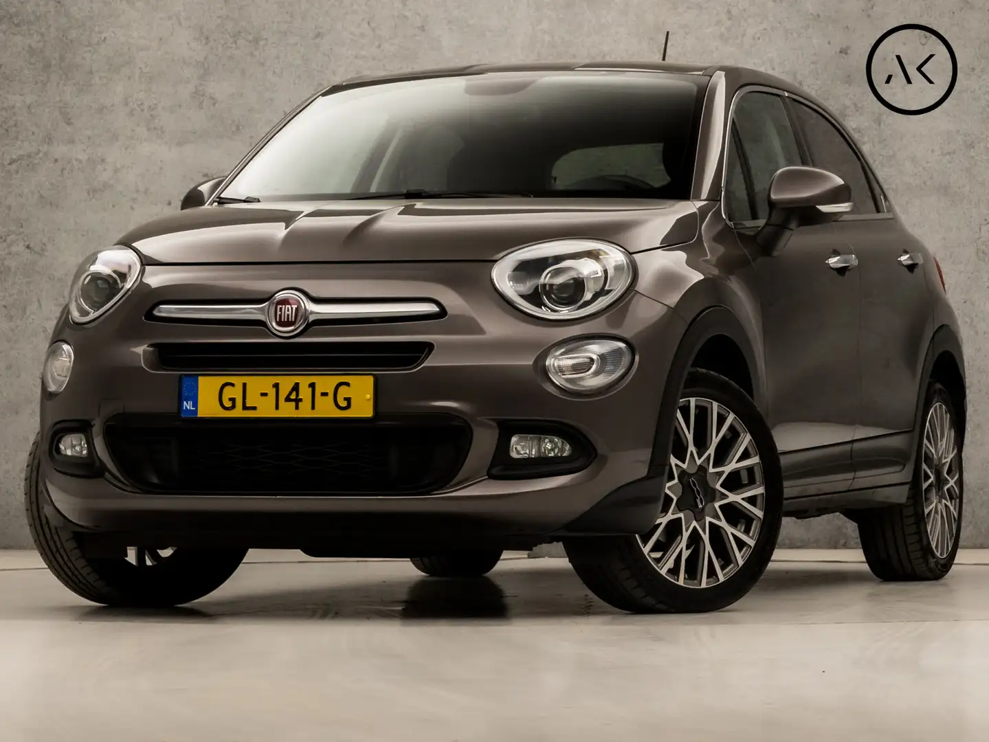 Fiat 500X 1.4 Turbo MultiAir Lounge 141Pk Automaat (NAVIGATI Bruin - 1