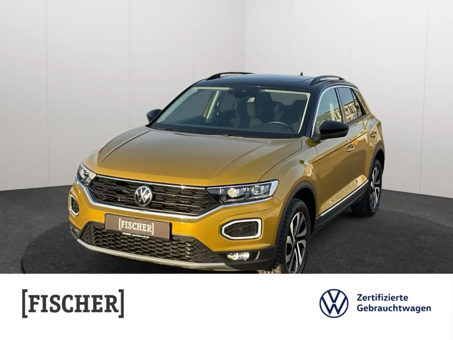 Volkswagen T-Roc 1.5TSI Active LED Navi SHZ Rear View ACC Gelb - 1