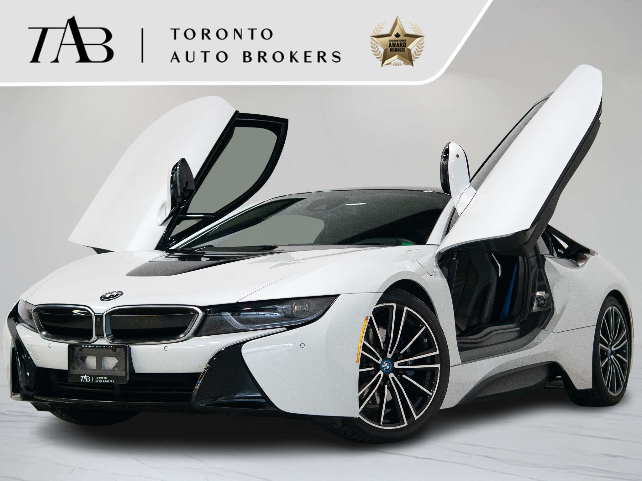 White 2019 BMW i8 Coupe All-Wheel Drive Automatic