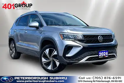 Silver 2024 Volkswagen Taos Comfortline 4Motion SUV / Crossover 7-Speed Dual Clutch