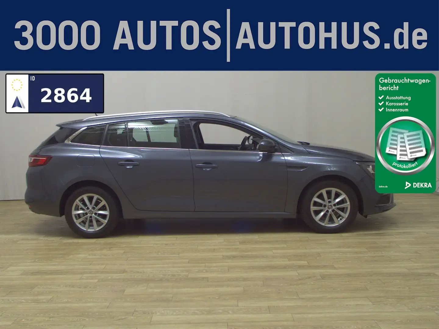 Renault Megane Grandtour 1.5 BLUE dCi AHK Navi Shz PDC Grau - 1