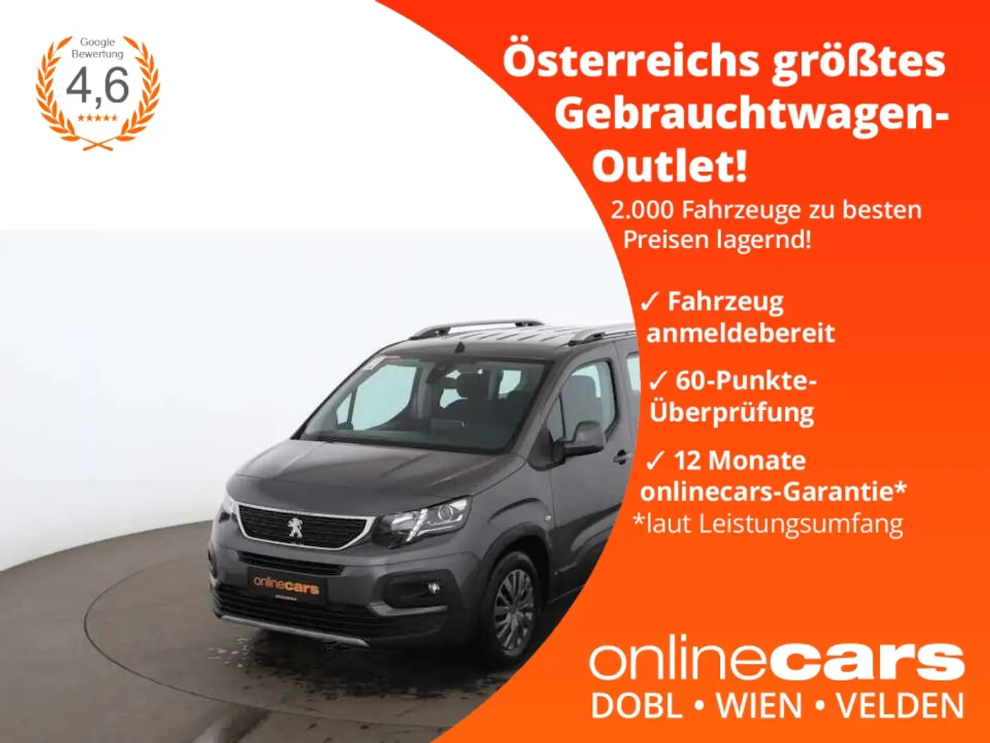 Peugeot Rifter 1.5 BlueHDi 130 L1 Allure SITZHZG TEMP Gris - 1