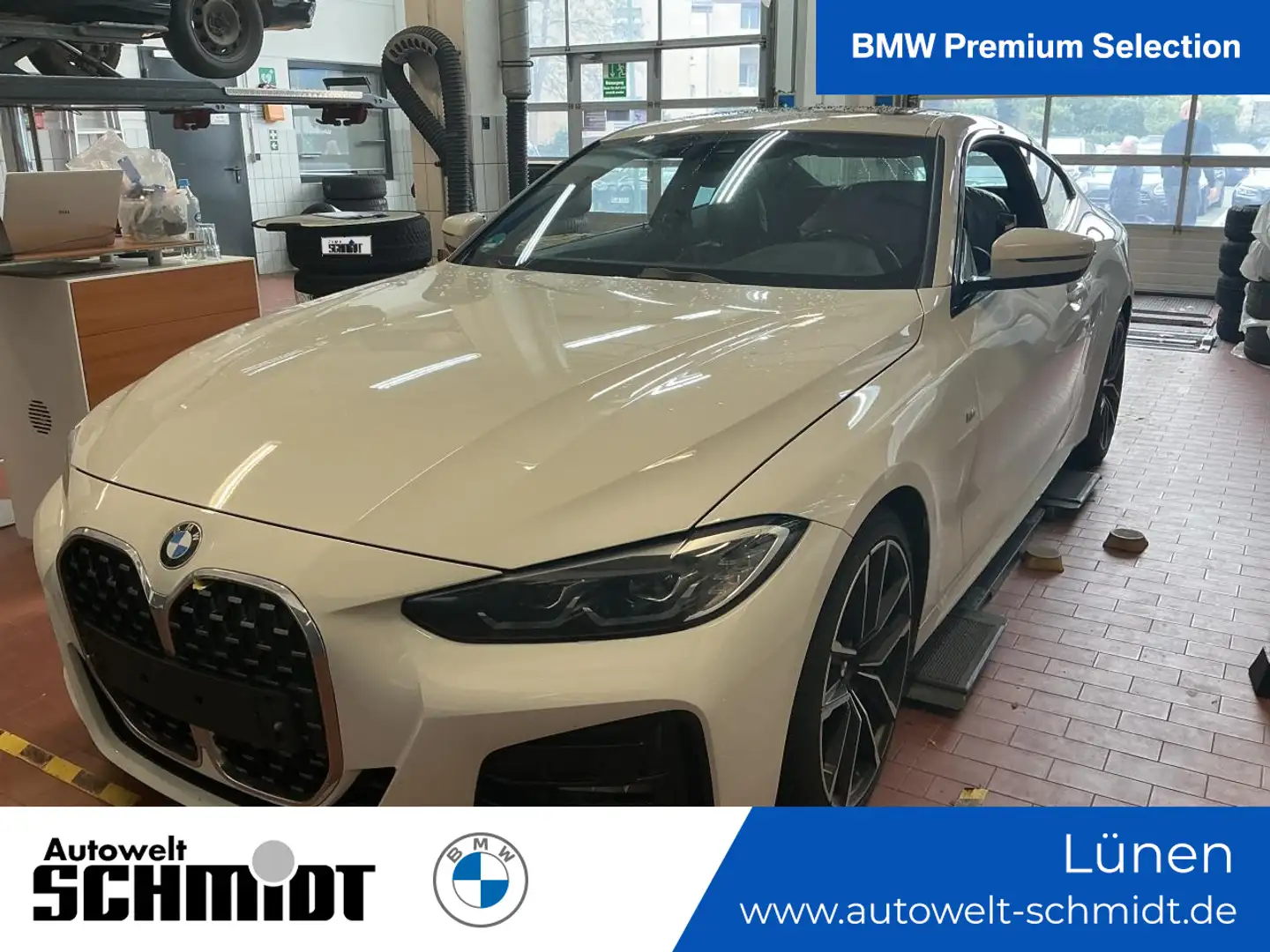 BMW 430 i Coupe xDrive M Sport + GARANTIE-bis-02.2028 Weiß - 1