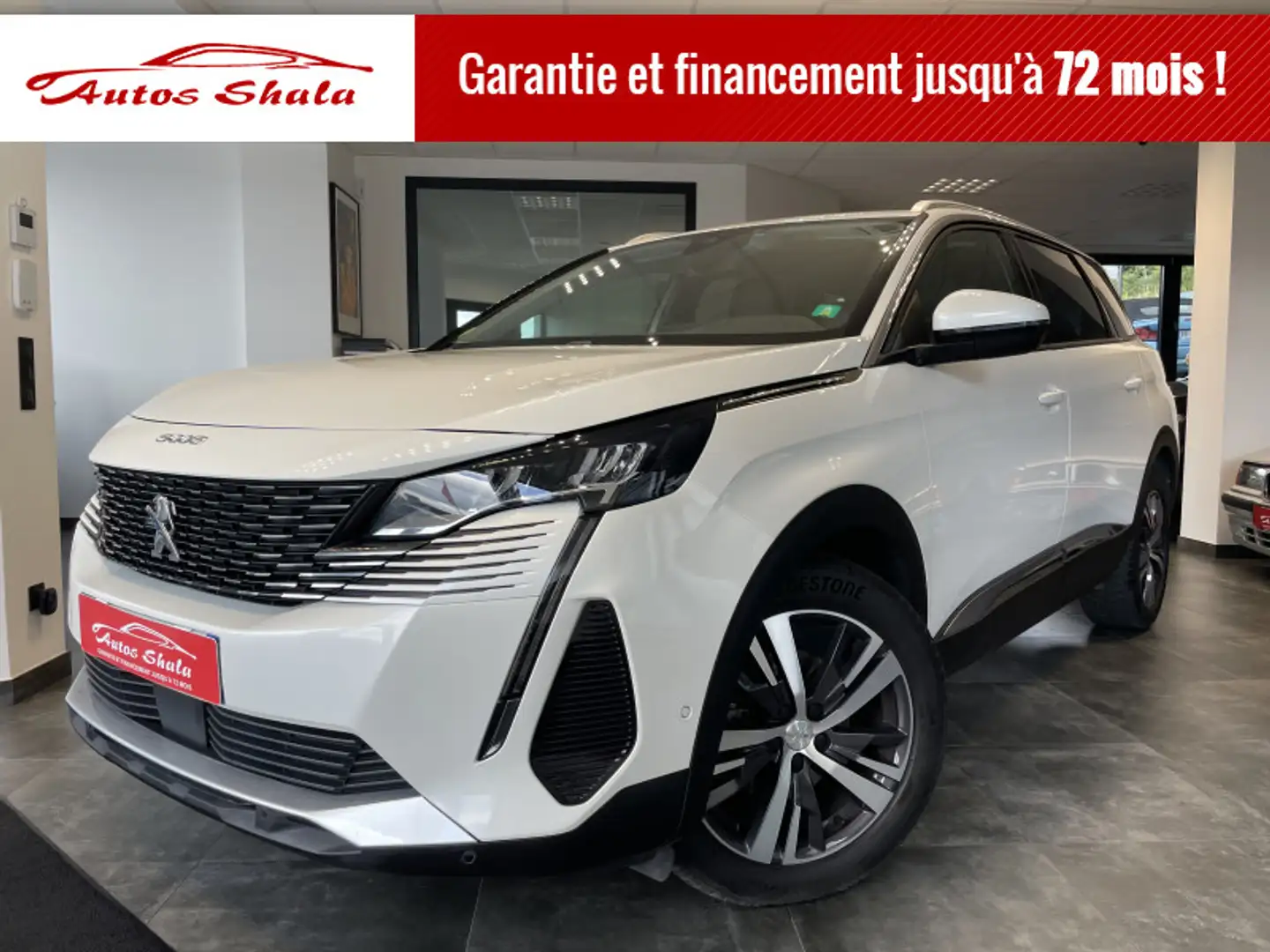 Peugeot 5008 1.5 BLUEHDI 130CH S\u0026S ALLURE PACK EAT8 Blanc - 1