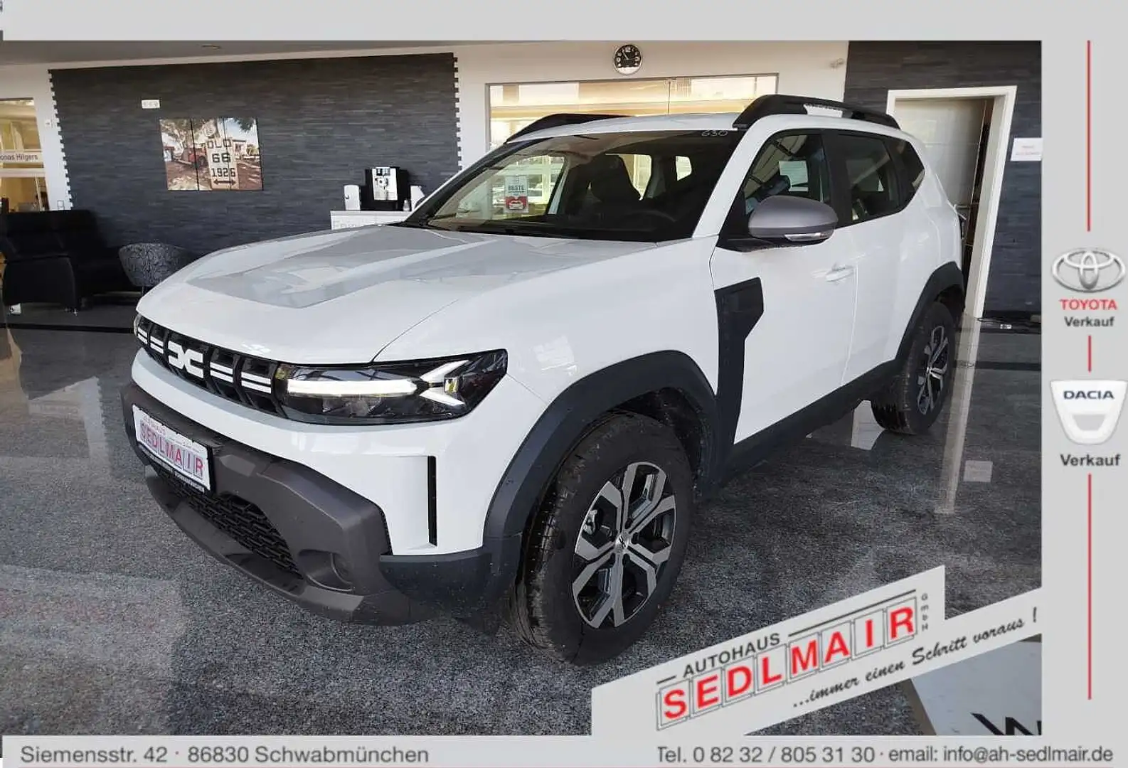 Dacia Duster Expression Hybrid 140 *SHZ/NAVI* Blanc - 1