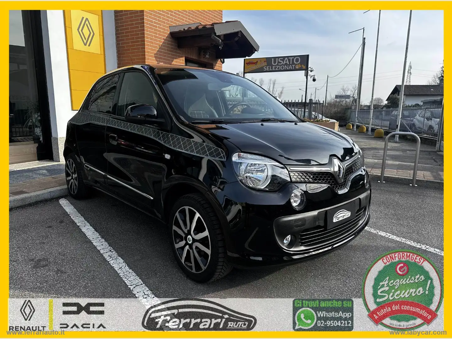 Renault Twingo SCe S&S La Parisienne UNIPROPRIETARIO Schwarz - 2