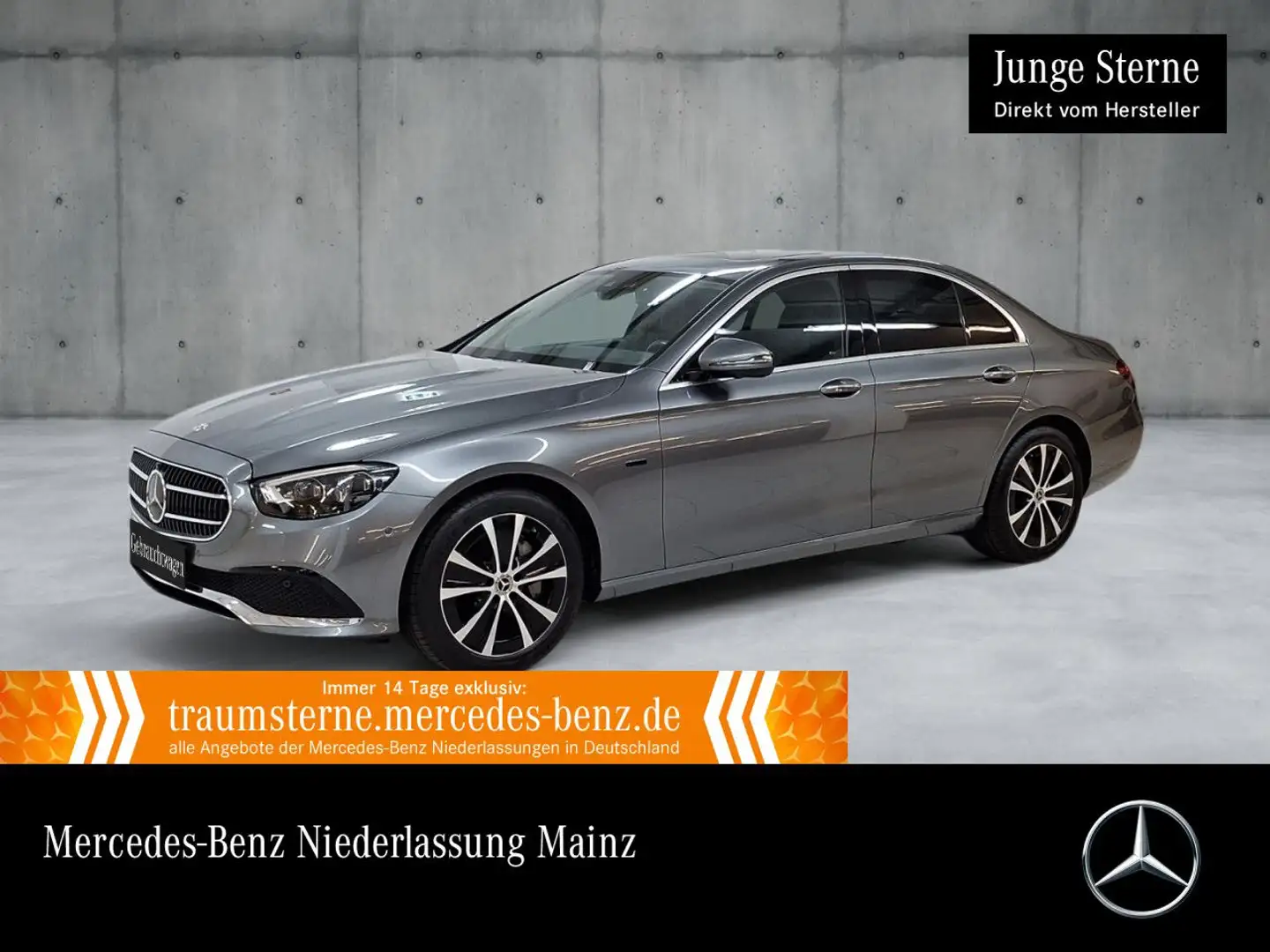 Mercedes-Benz E 300 e 4M AVANTG+360+MULTIBEAM+FAHRASS+HUD+9G Gris - 1