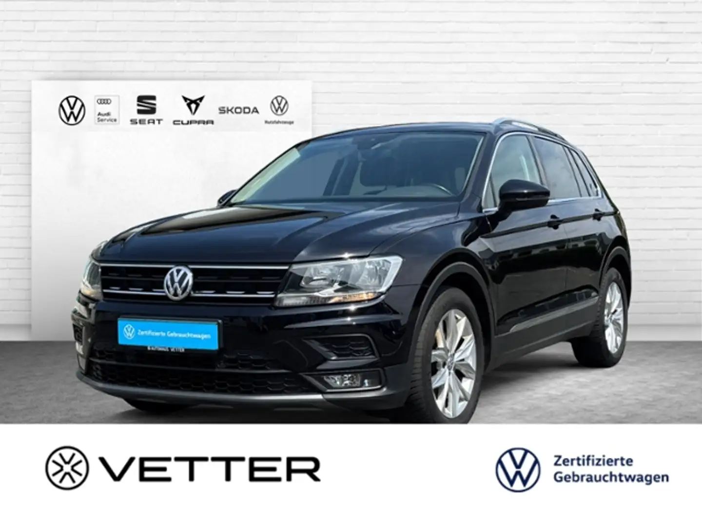 Volkswagen Tiguan 1.4 TSI ACT Comfortline DSG LEDER NAVI KLIMA Zwart - 2