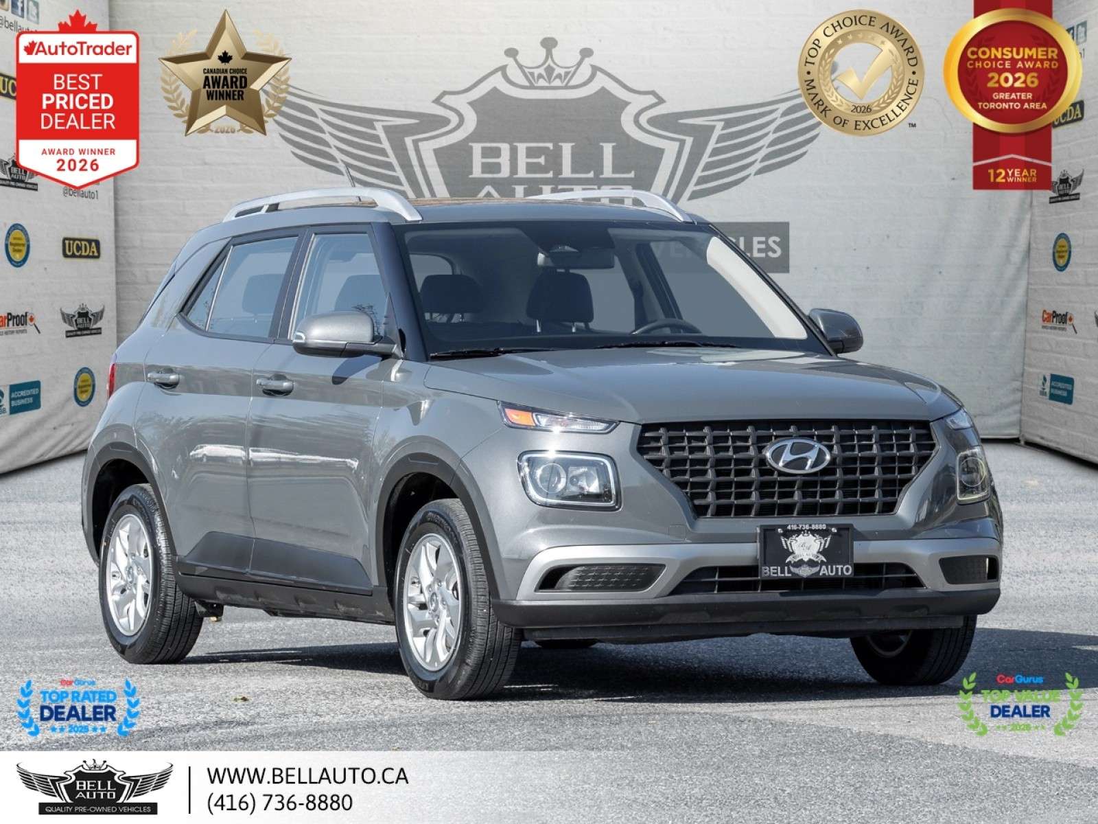 2026 Hyundai Venue Preferred | B.CAM | HTD SEATS | WRLSCHRGR | ONEOWNER | NOACCIDENT