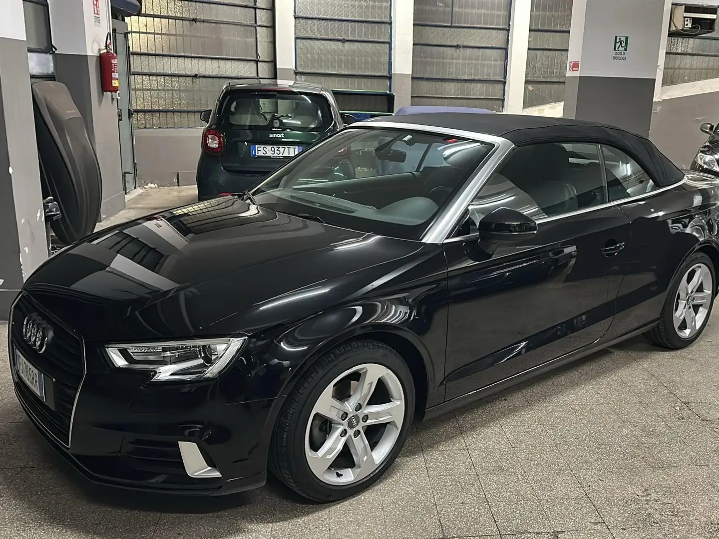 Audi A3 A3 III 2016 Cabriolet Cabrio 2.0 tdi Sport 150 CV Nero - 1