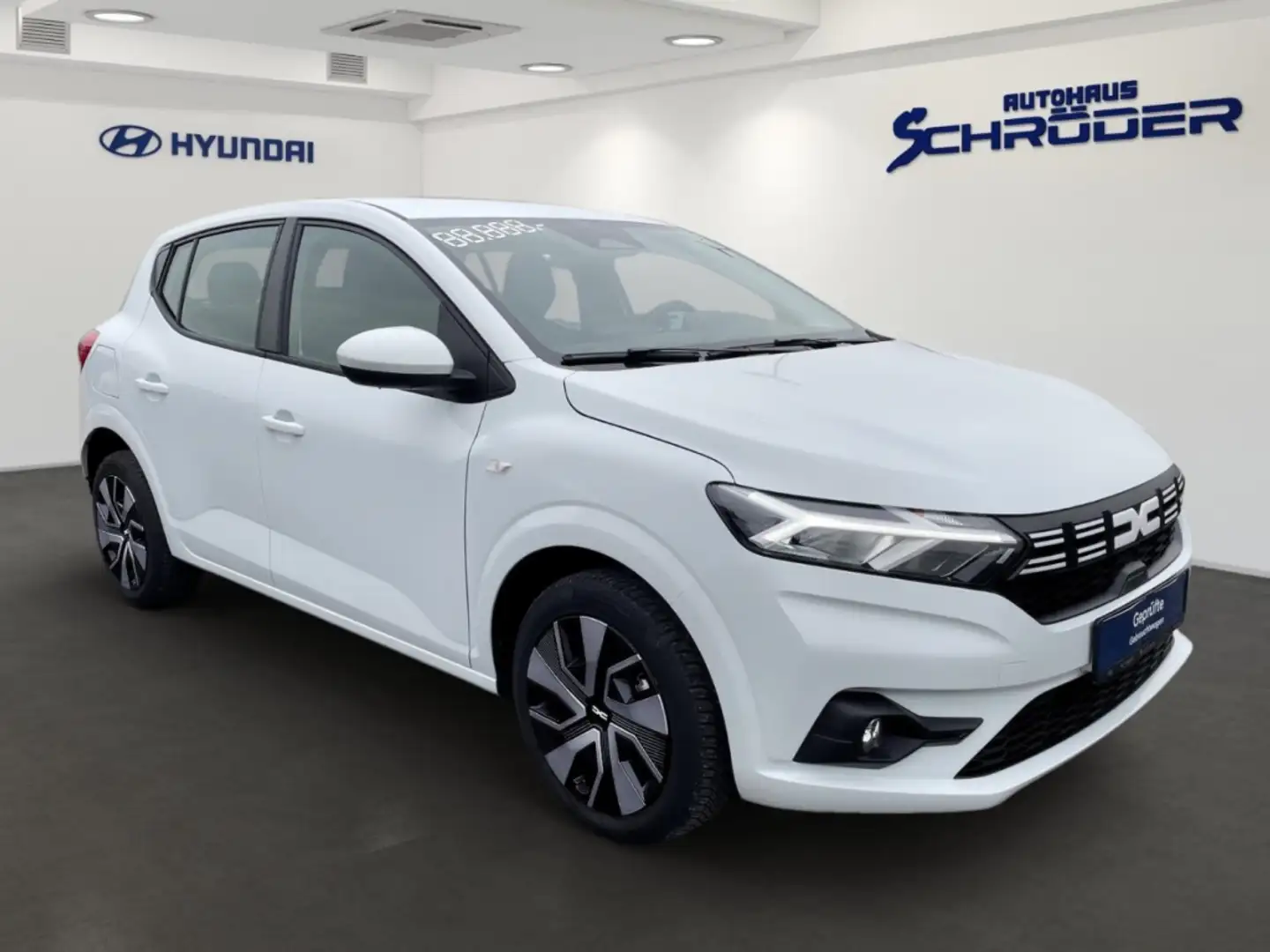 Dacia Sandero 1.0 Expression Allwetter Klima Tempomat  Sensoren Blanc - 2