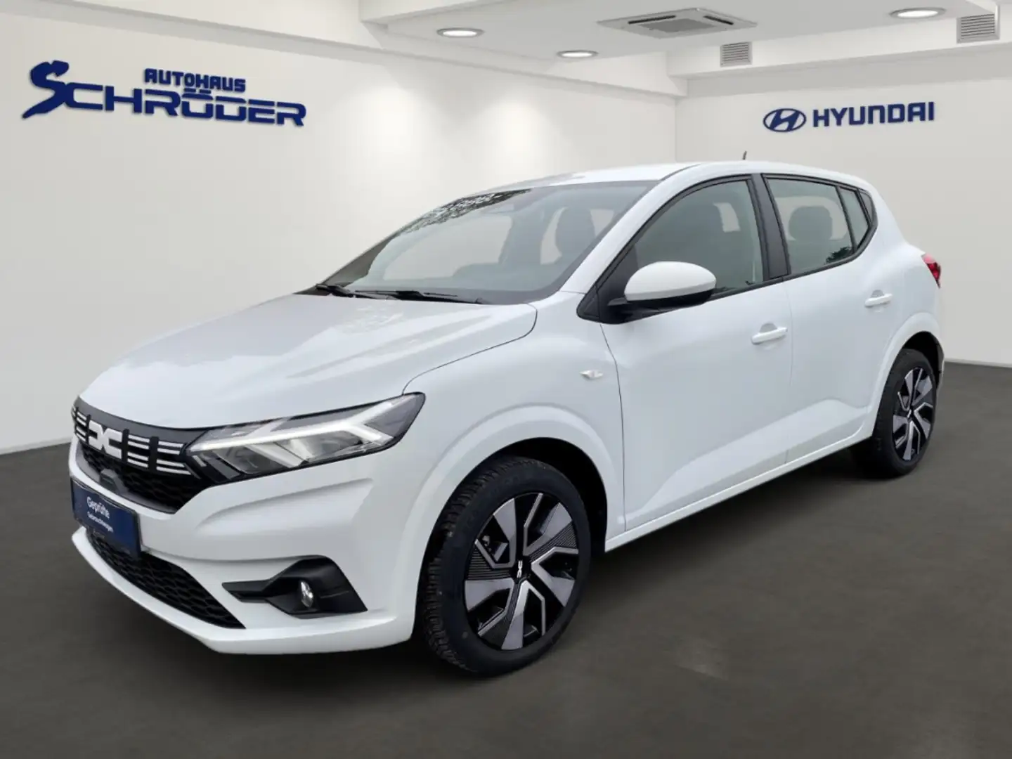 Dacia Sandero 1.0 Expression Allwetter Klima Tempomat  Sensoren Blanc - 1