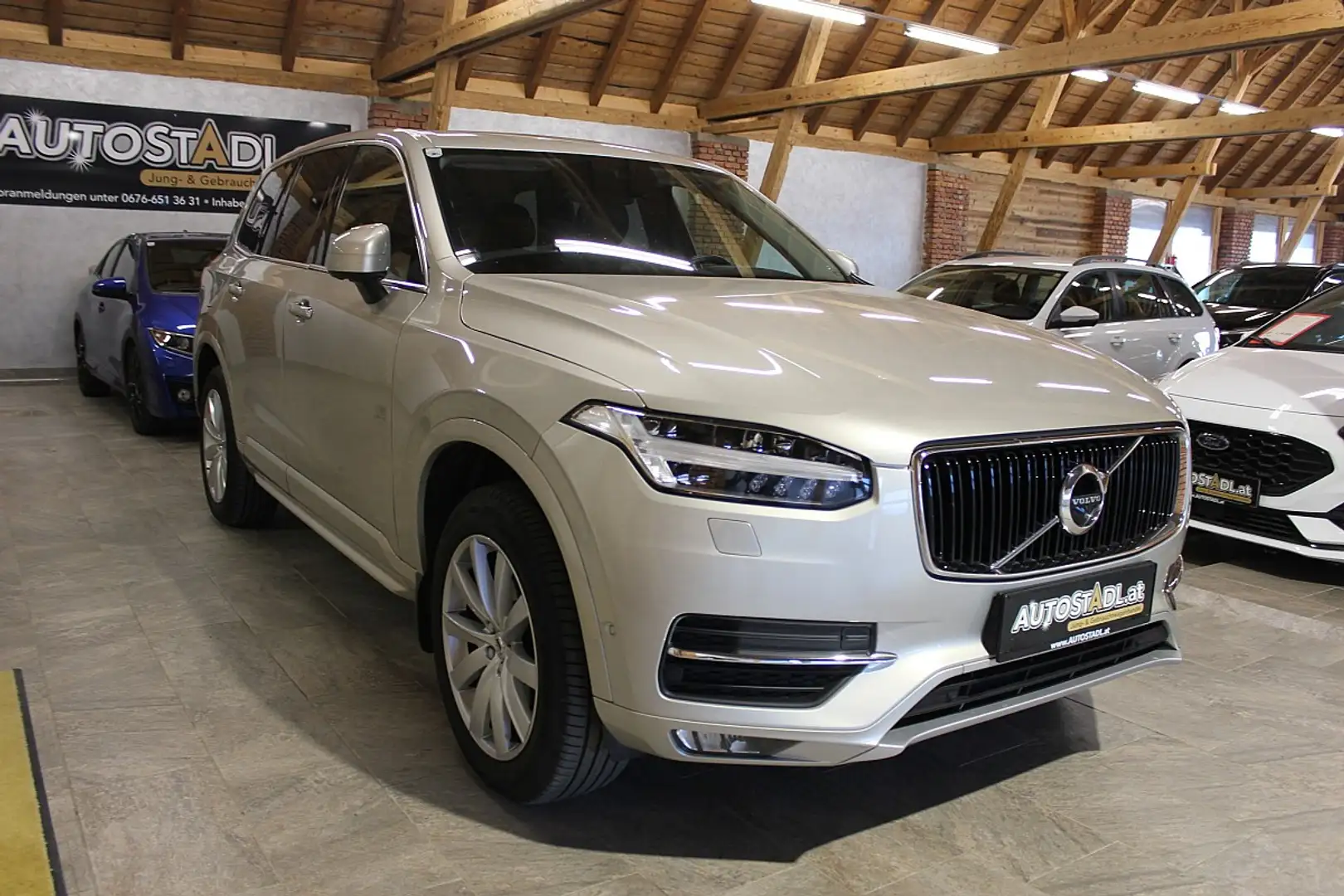 Volvo XC90 D5 AWD/LEDER-MEMORY-19 ZOLL-TOP-AUSSTATTUNG! Bruin - 2