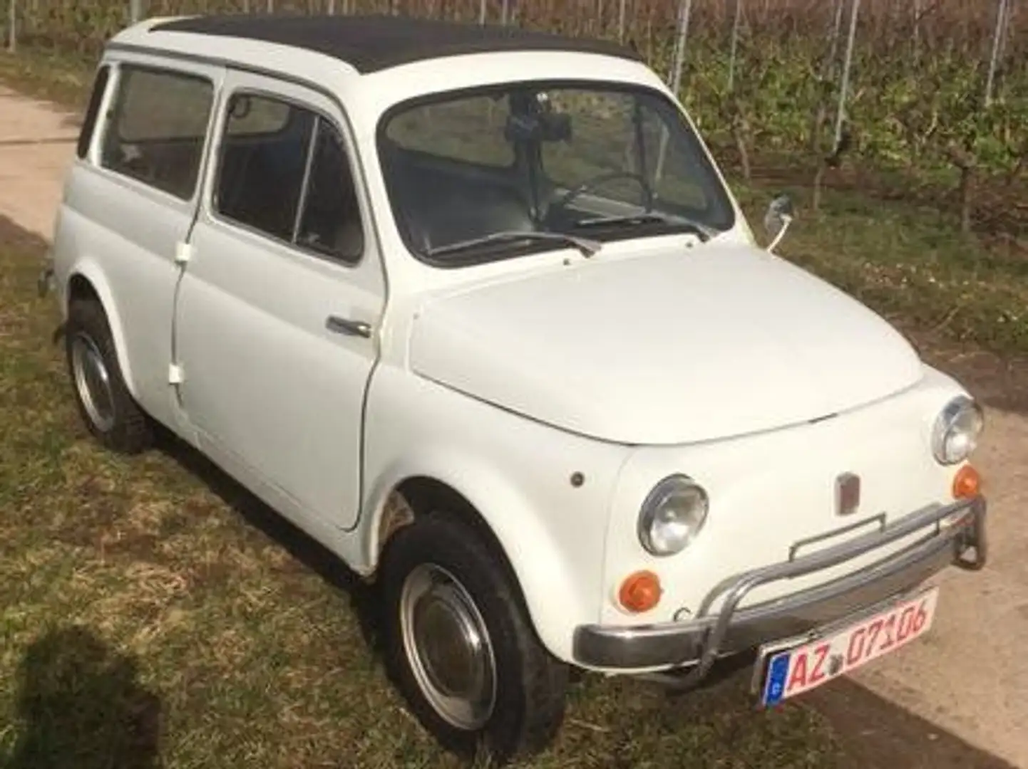 Fiat 500 Kombi Giardinera Blanc - 1