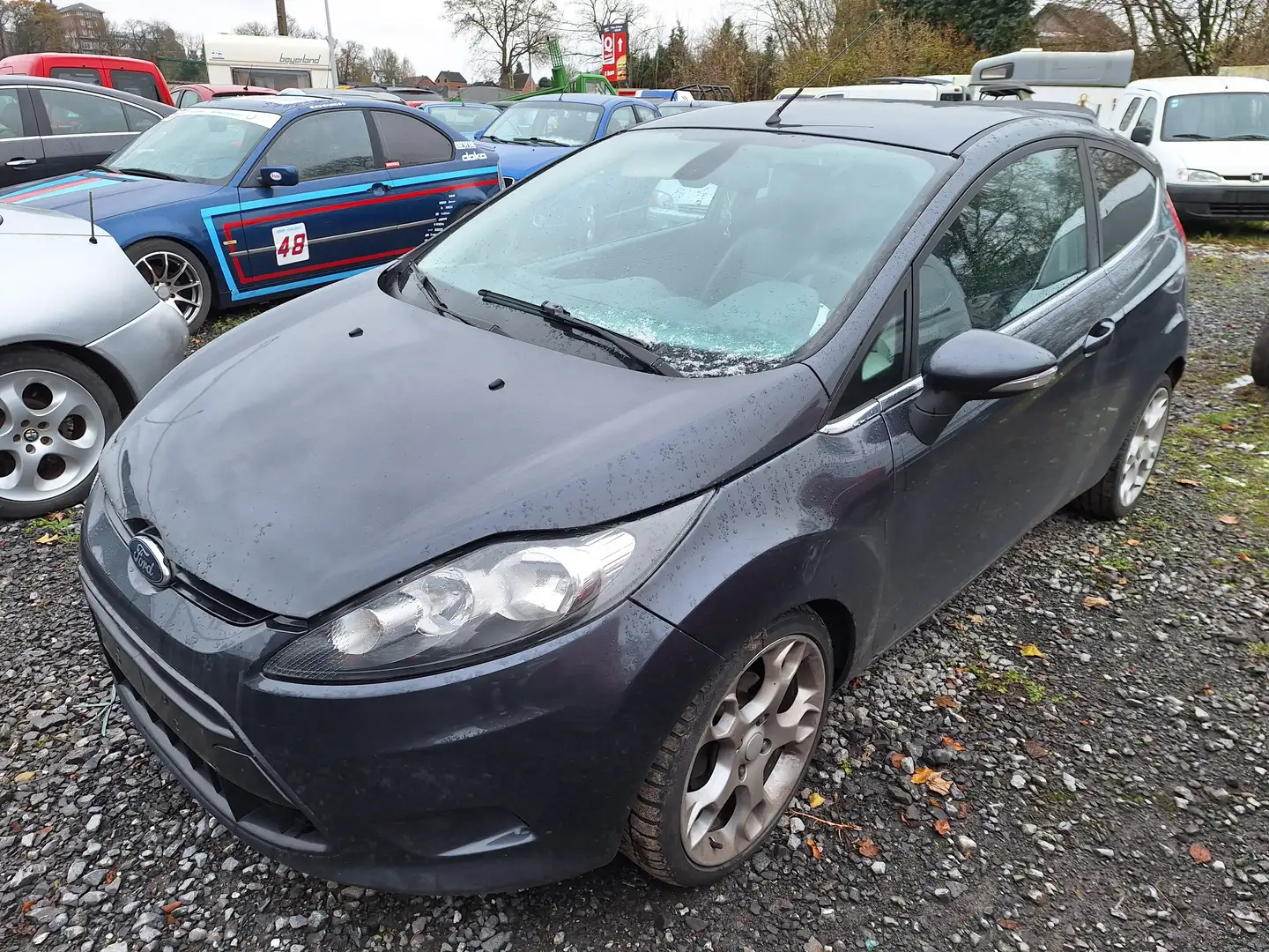 Ford Fiesta EXCL MARCHAND/EXPORT-1560cc-3ptes-Full options Gris - 1