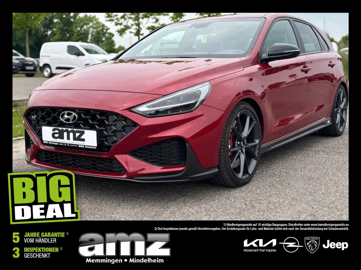 Hyundai i30 N 2.0 T-GDI N Performance 8-fach bereift! Rojo - 1