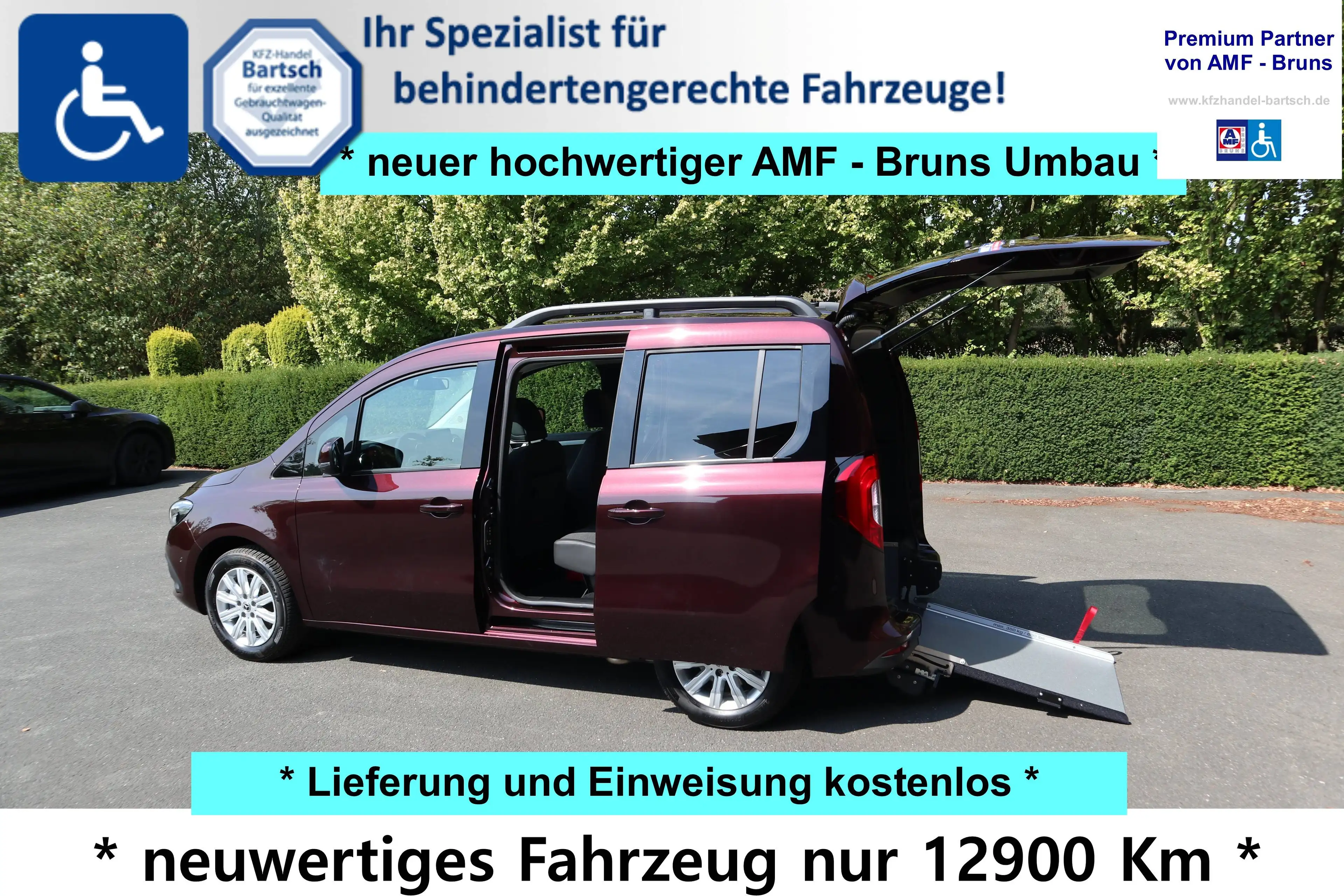 Mercedes-Benz T-Class 180 Edition*rollstuhlgerecht*5.Sitzer*Wenderampe*neuer AMF-Bruns Umbau*