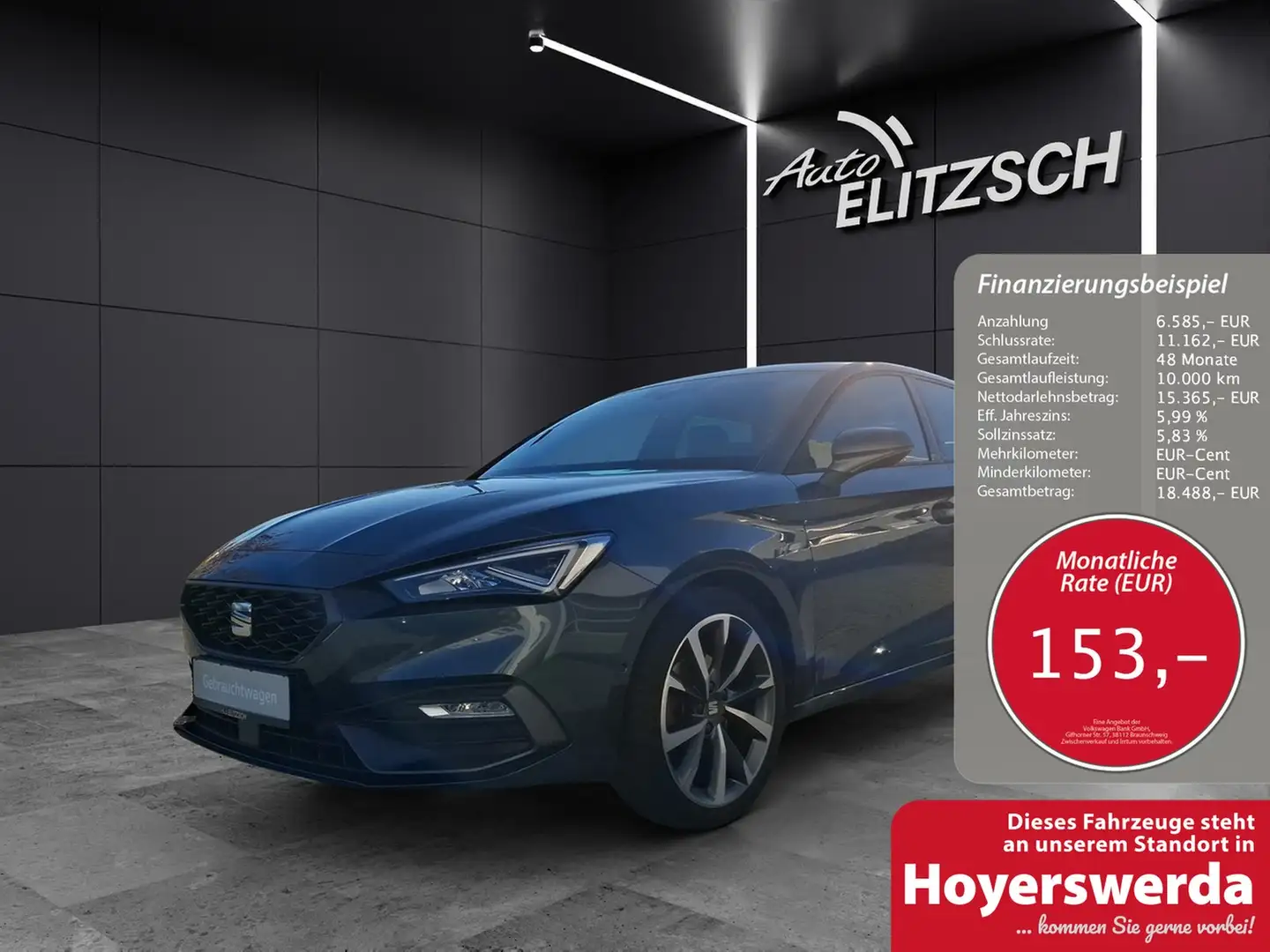 SEAT Leon eTSI FR-Line DSG LED ACC Park-Assist SH 18" Grau - 1