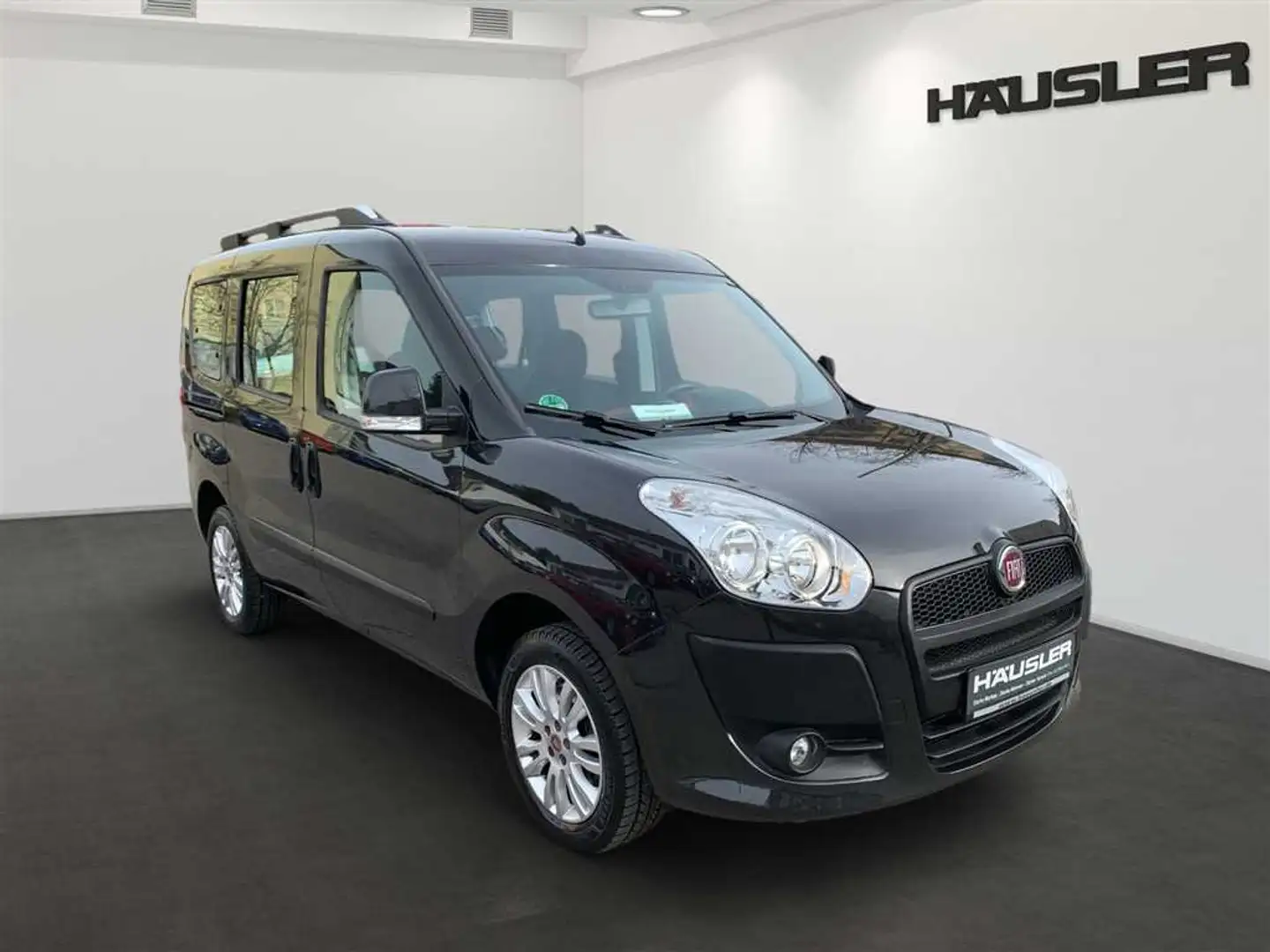 Fiat Doblo 1.4 Turbo 7-Sitzer Sitzheizung Klimaautomatik CarP Schwarz - 2