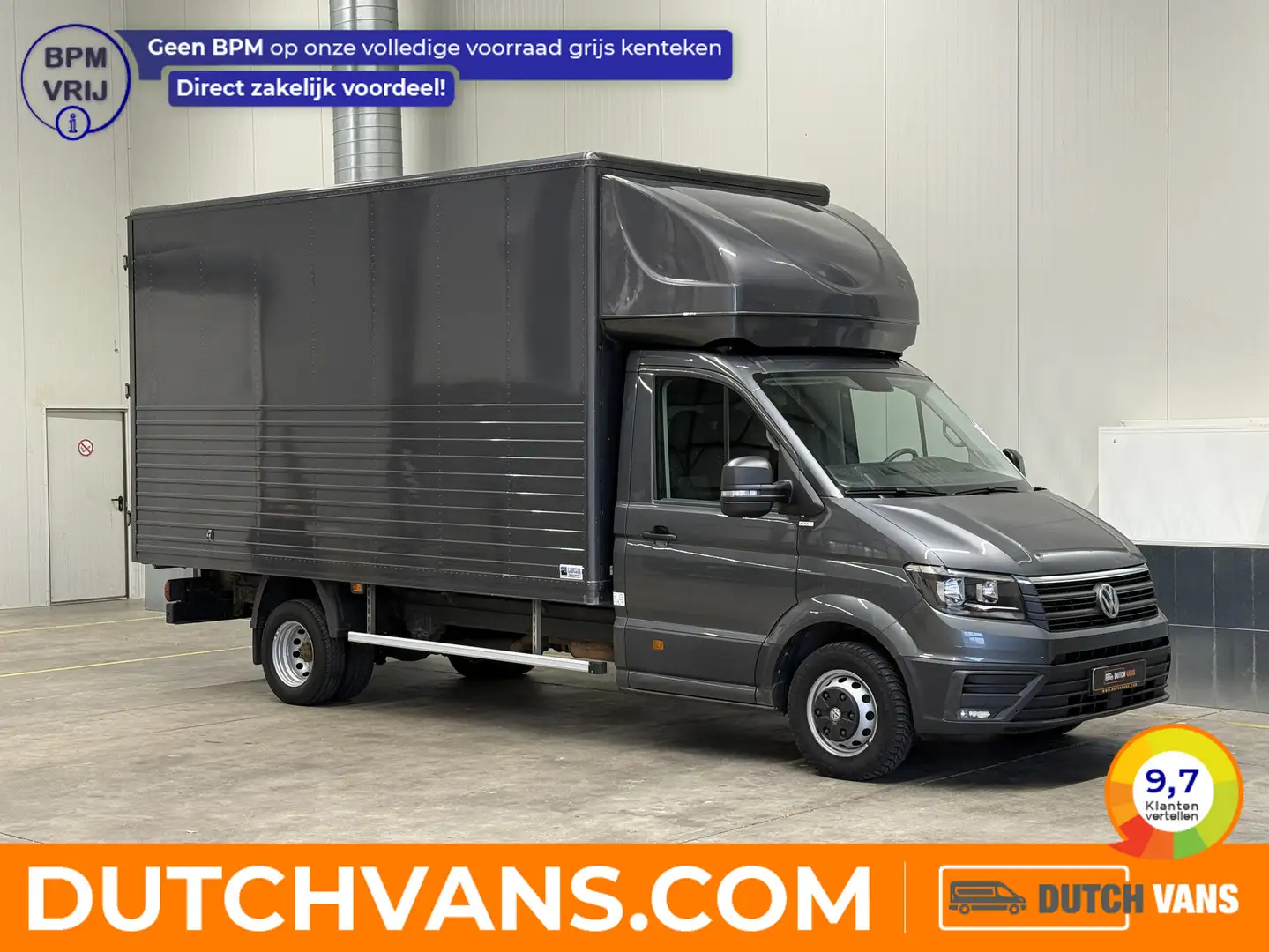 Volkswagen Crafter 2.0TDI 177PK Bakwagen | 4.55 Laadlengte | Navigati Grau - 1