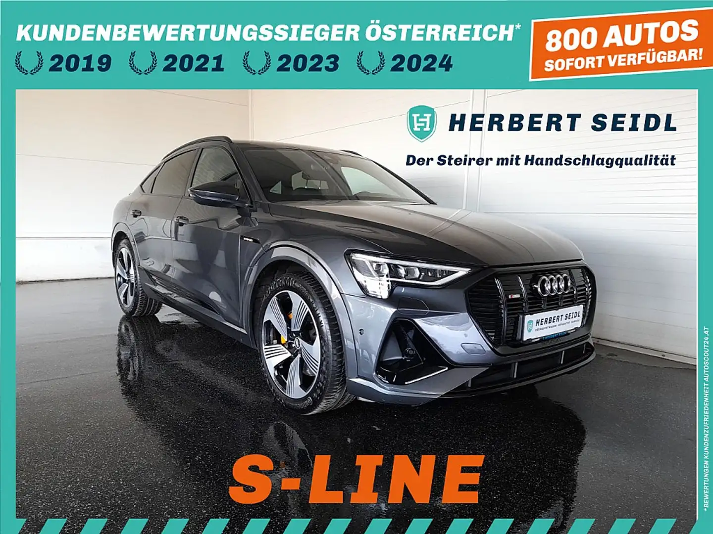 Audi e-tron SB 50 quattro S-LINE *NP: € 92.711,- / LEDER / ... Gri - 1