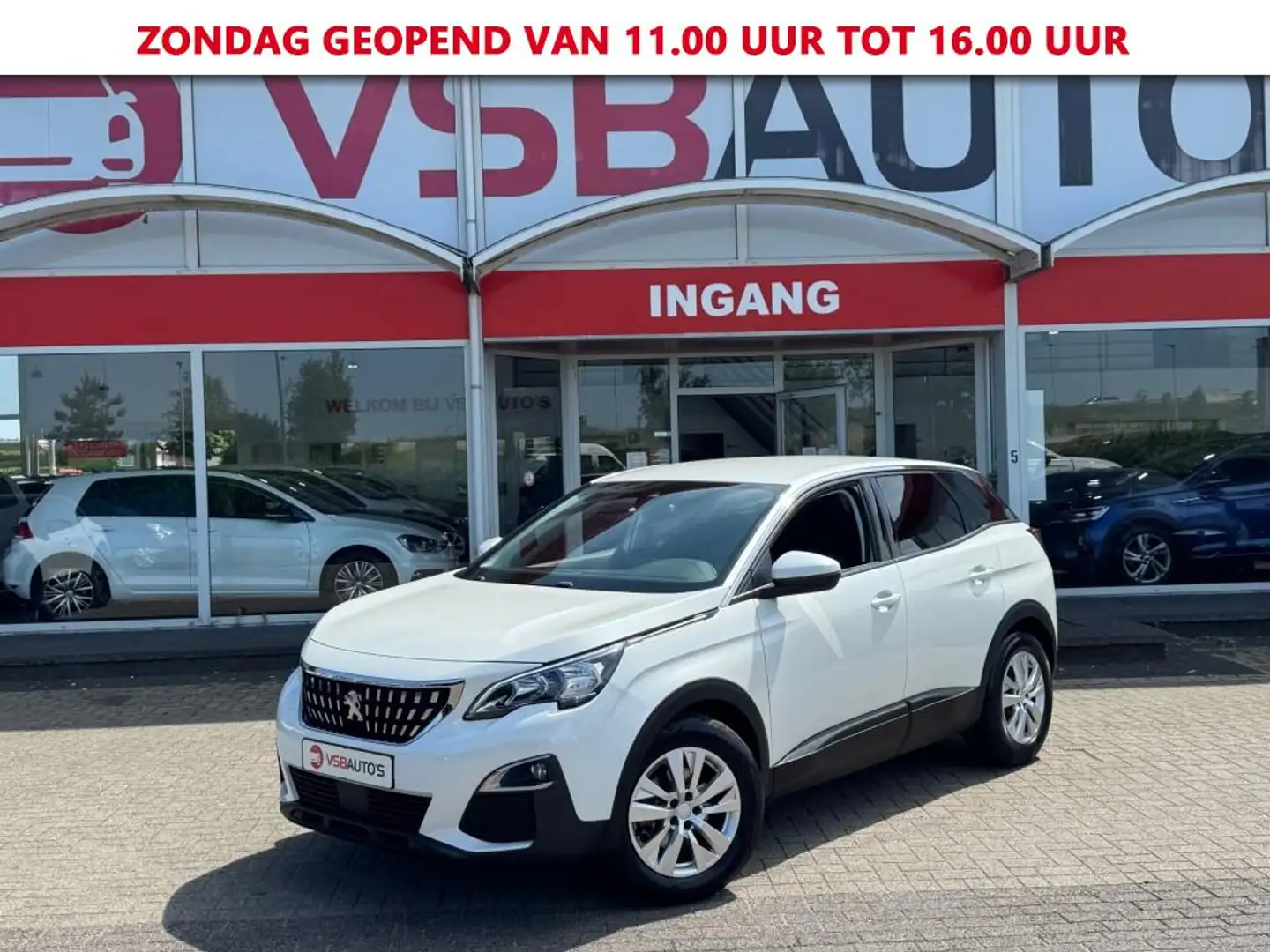 Peugeot 3008 1.2 PURETECH ALLURE 130PK LED NAVI CAMERA CARPLAY Wit - 1