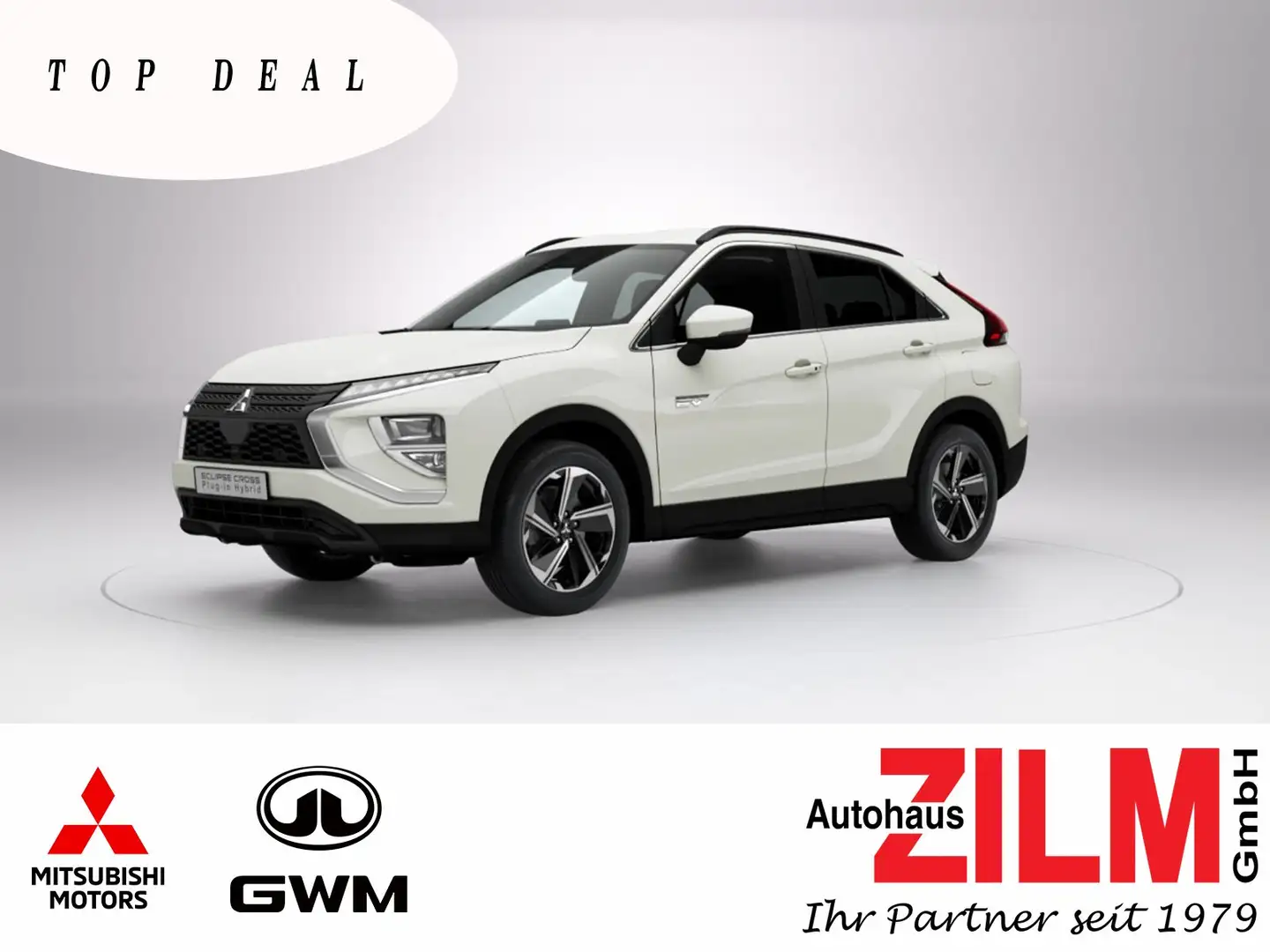 Mitsubishi Eclipse Cross Basis Hybrid 4WD, AHK Weiß - 1