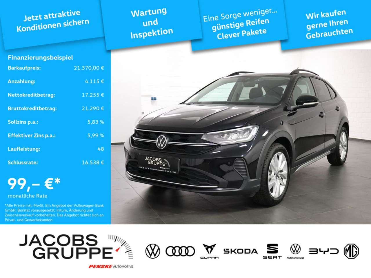 Volkswagen Taigo 2025 — 1.0 TSI Goal DSG,Navi,LED,PDC