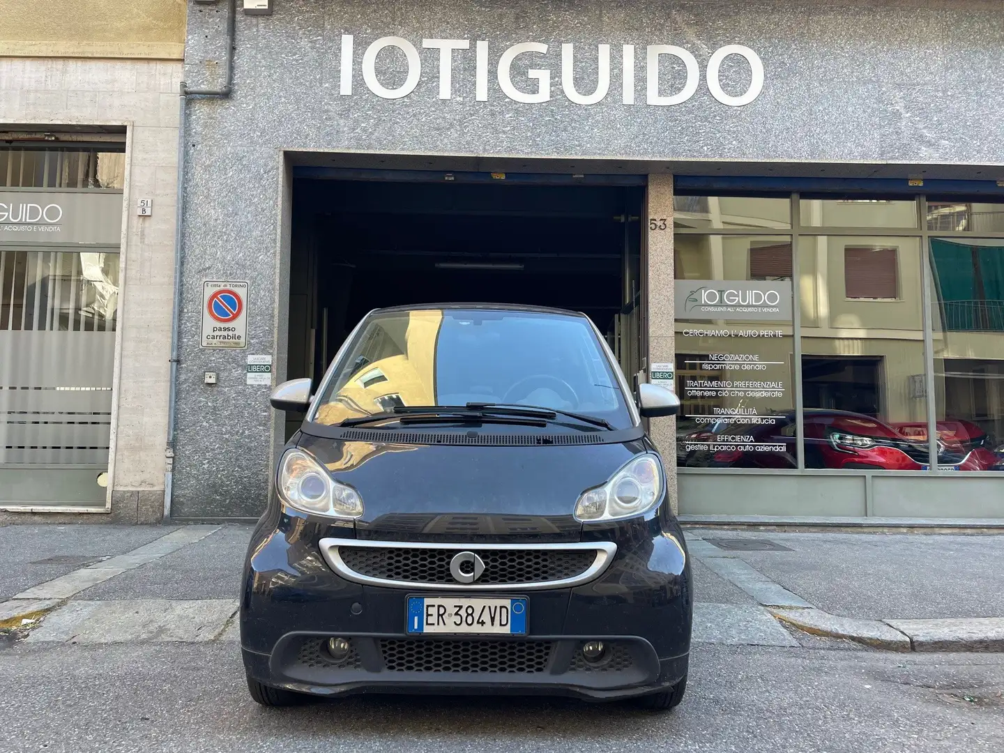 smart forTwo 1.0 mhd solo 70.000 km Negro - 1