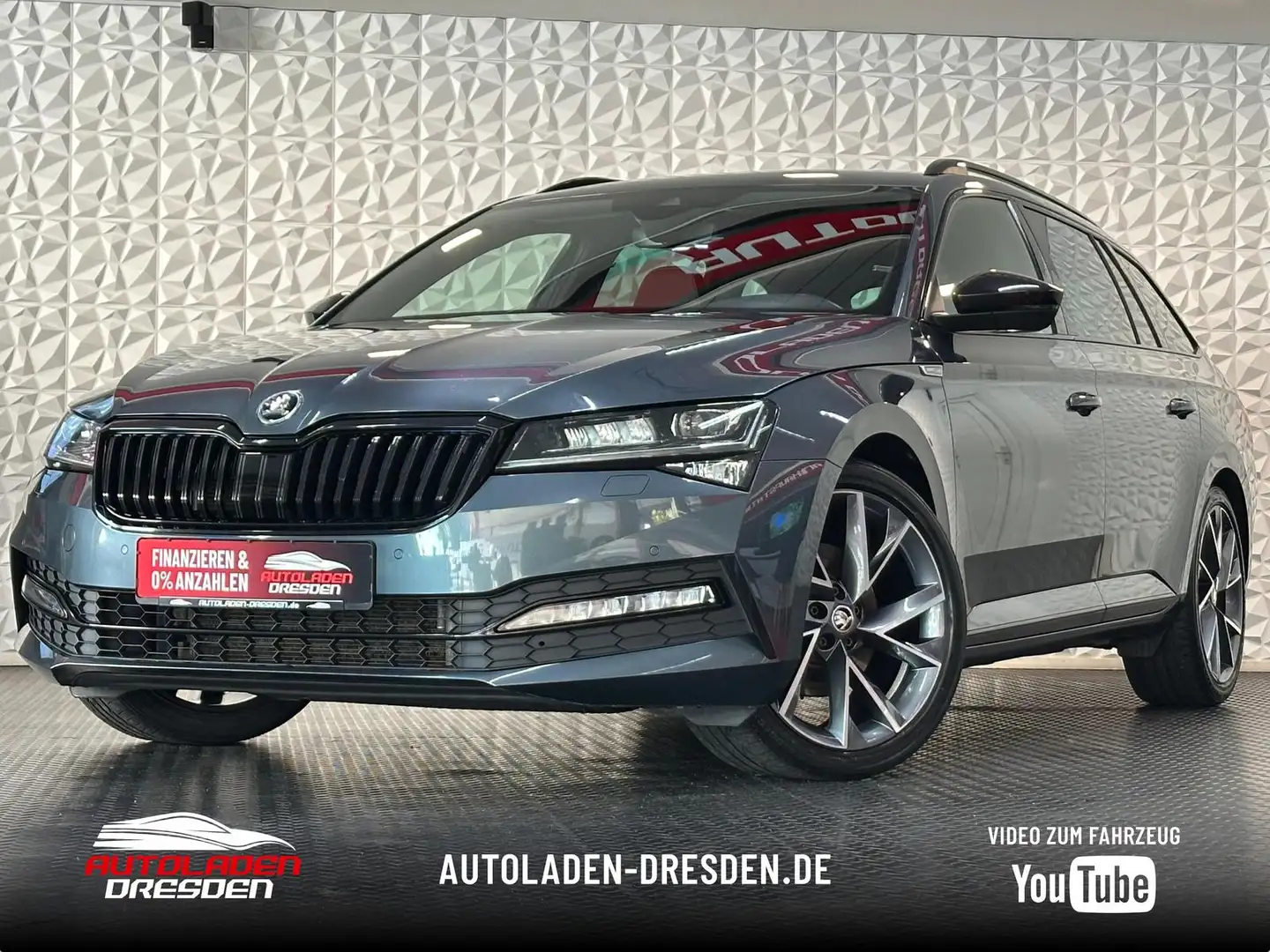 Skoda Superb 2.0TDI SPORTLINE* LED#TEMPO#AHK#PDC#SHZ Grau - 1