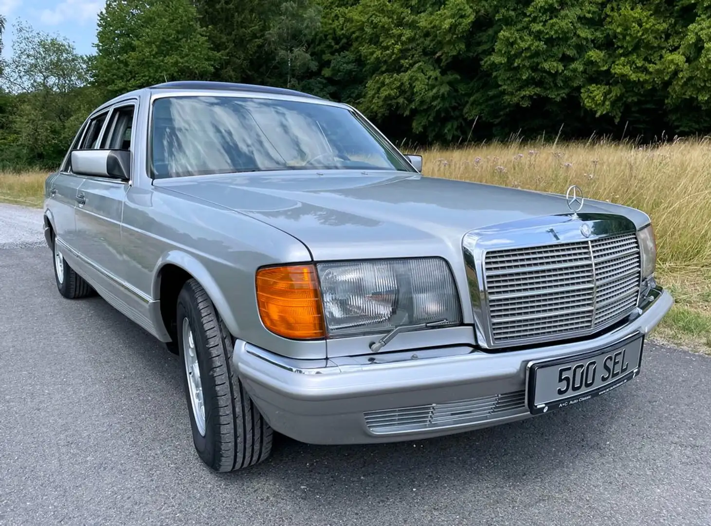 Mercedes-Benz 500 SEL Zilver - 1