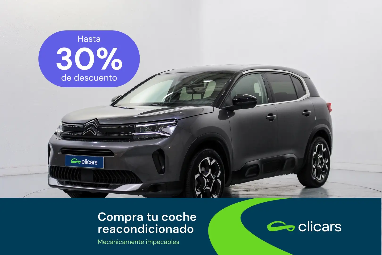 Citroen C5 Aircross Hybrid Plus e-DCS6 136 Gris - 1