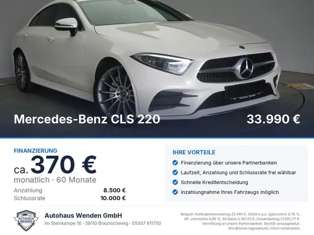Mercedes-Benz CLS 220 d AMG Line Leder/Kamera/Temp/Lane/Side