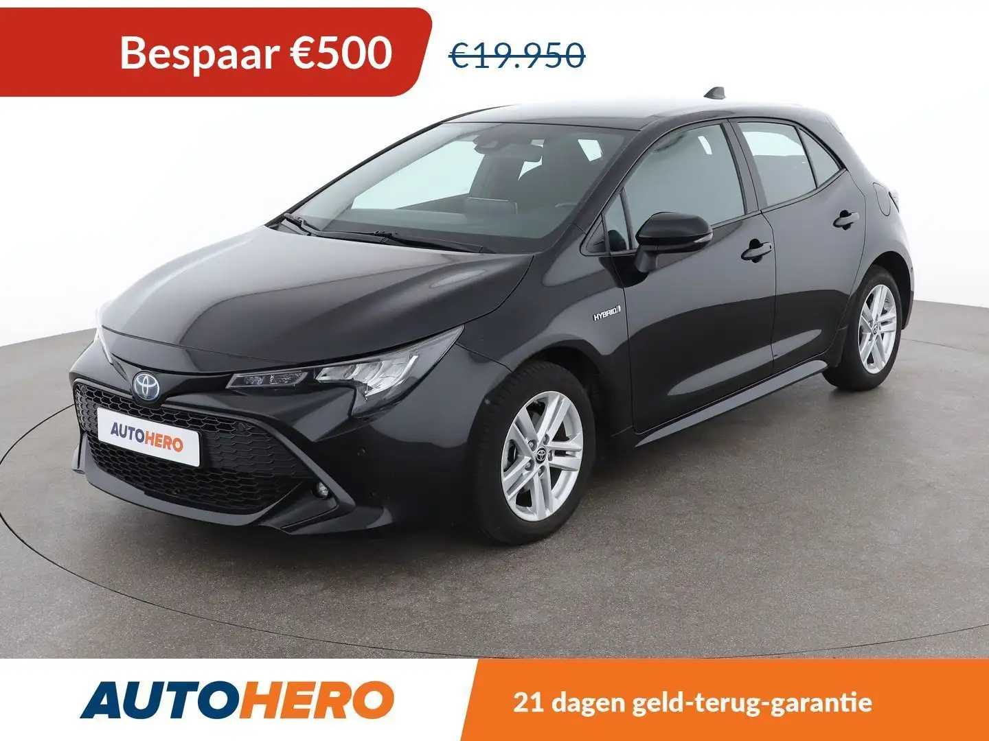 Toyota Corolla 1.8 Hybrid Active Zwart - 1