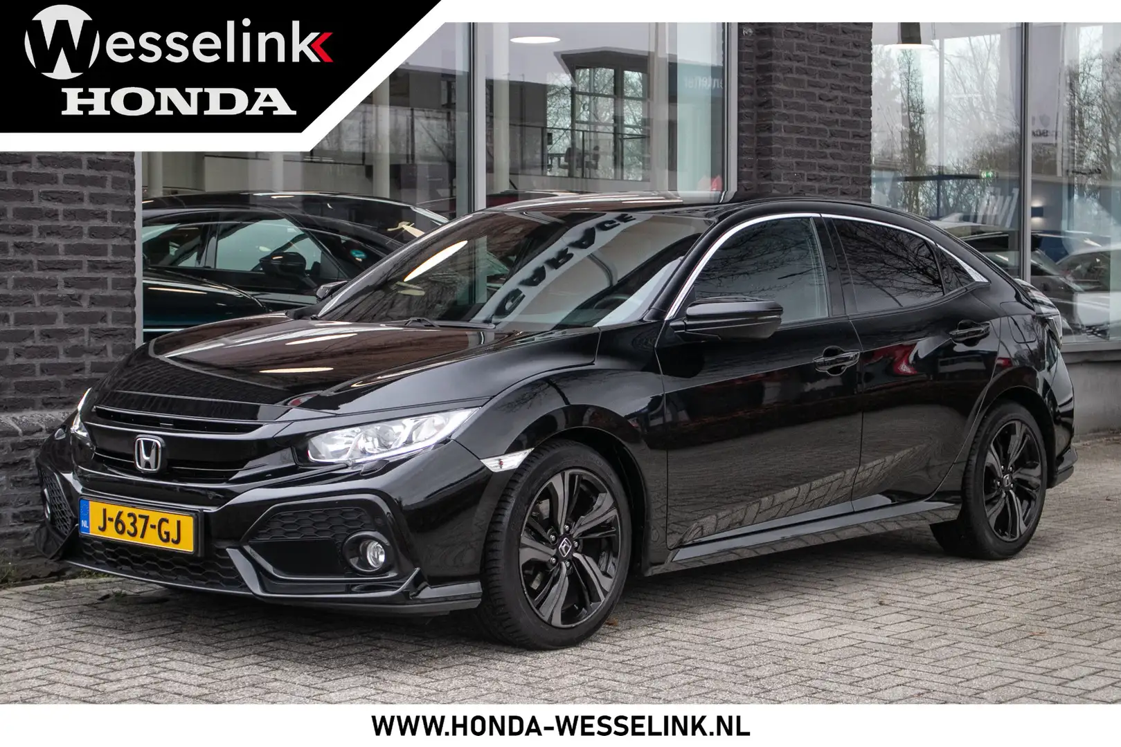 Honda Civic 1.0 i-VTEC Elegance - All-in rijklrprs | Honda Sen Schwarz - 1