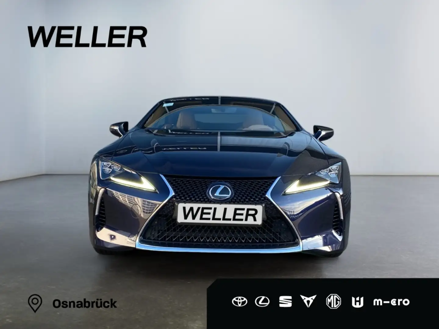 Lexus LC 500 Cabriolet Performance Paket*ACC*KAMERA*NAVI Niebieski - 2
