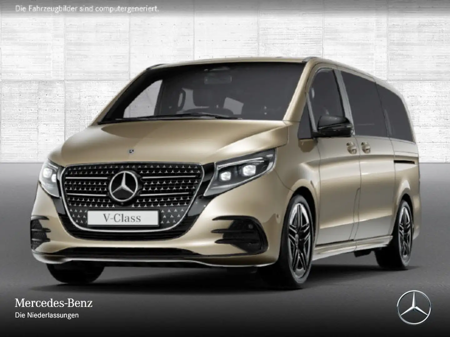 Mercedes-Benz V 300 d AVANTGARDE+AMG+9G+AHK+StandHZ+Klimaautom Gold - 2